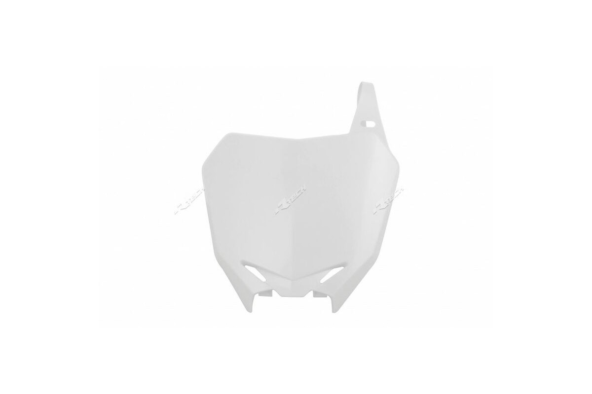 Plaque numéro frontale RACETECH blanc Suzuki RM-Z250/450