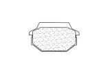 Plaquettes de frein CL BRAKES Scooter métal fritté - 3068SC