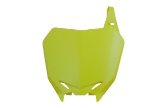 Plaque numéro frontale RACETECH jaune Suzuki RM-Z250/450