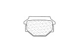 Plaquettes de frein CL BRAKES Scooter métal fritté - 3024SC