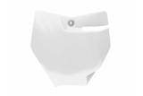 Plaque numéro frontale RACETECH blanc KTM SX85