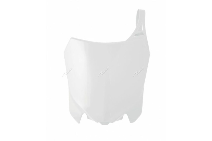 Plaque numéro frontale RACETECH blanc Honda CRF250R/450R