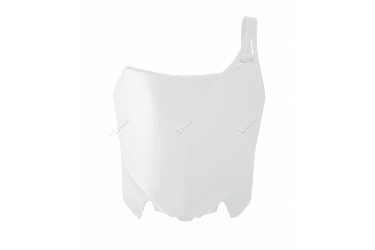 Plaque numéro frontale RACETECH blanc Honda CRF250R/450R