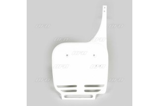 Plaque numéro frontale UFO blanc Kawasaki KX60