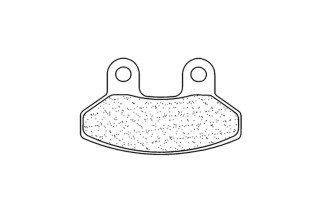 Plaquettes de frein CL BRAKES Scooter métal fritté - 3067SC