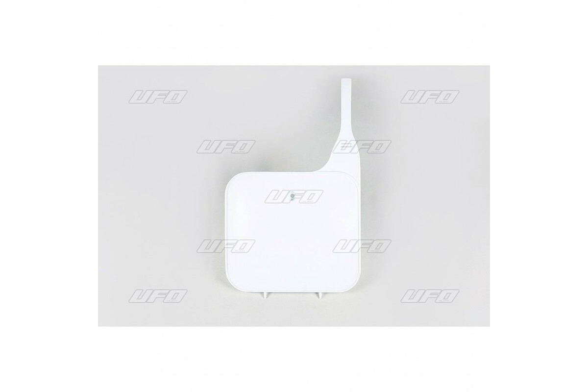 Plaque numéro frontale UFO blanc Honda