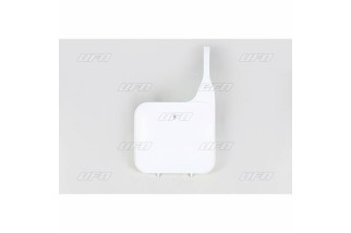 Plaque numéro frontale UFO blanc Honda