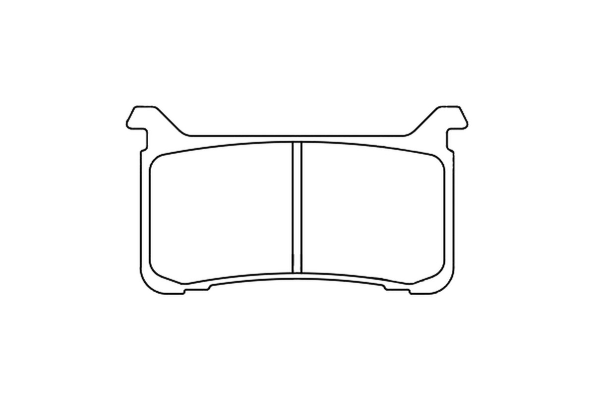 Plaquettes de frein CL BRAKES street métal fritté - 1252A3+