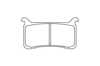 Plaquettes de frein CL BRAKES street métal fritté - 1252A3+
