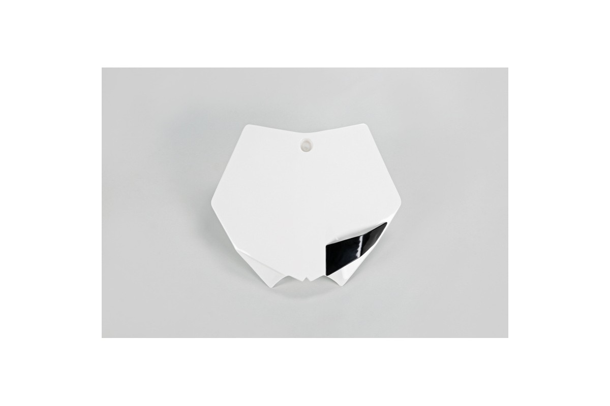 Plaque numéro frontale UFO blanc KTM