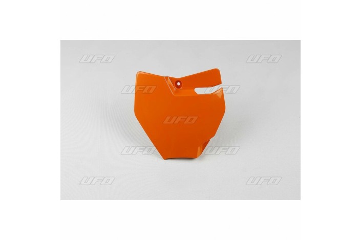 Plaque numéro frontale UFO orange KTM SX65