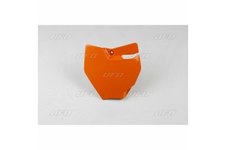 Plaque numéro frontale UFO orange KTM SX65