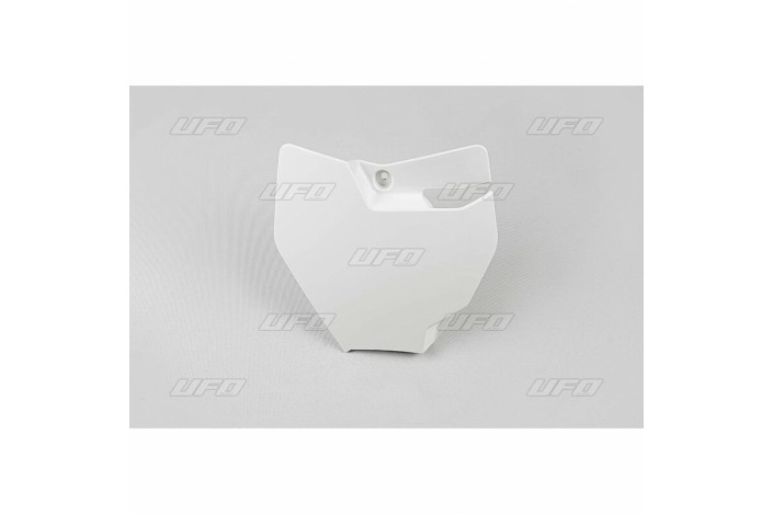 Plaque numéro frontale UFO blanc KTM SX65