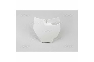 Plaque numéro frontale UFO blanc KTM SX65