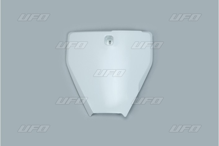 Plaque numéro frontale UFO blanc Husqvarna TC85