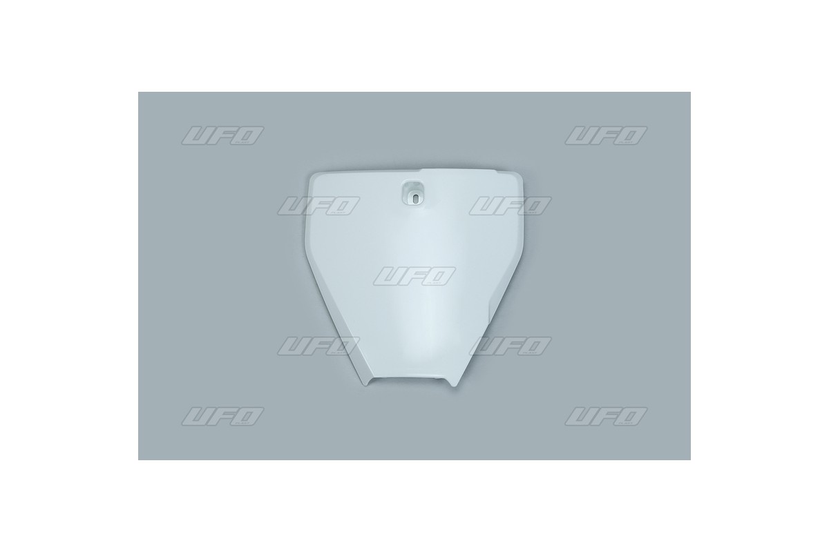 Plaque numéro frontale UFO blanc Husqvarna TC85