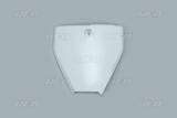 Plaque numéro frontale UFO blanc Husqvarna TC85