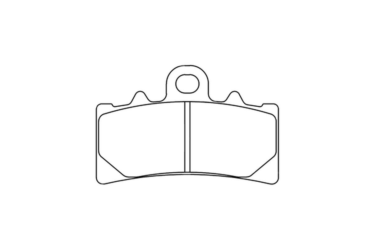 Plaquettes de frein CL BRAKES route métal fritté - 1233XBK5