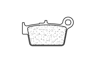 Plaquettes de frein CL BRAKES Off-Road métal fritté - 1244X59