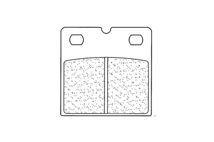 Plaquettes de frein CL BRAKES route métal fritté - 2840A3+