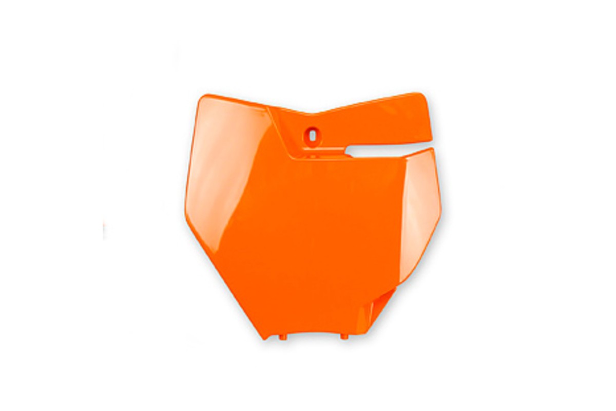 Plaque numéro frontale UFO orange fluo KTM SX/SX-F