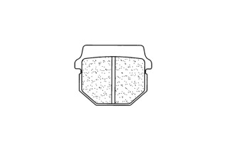 Plaquettes de frein CL BRAKES Quad métal fritté - 2469ATV1