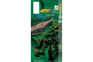 Plaquettes de frein CL BRAKES Quad métal fritté - 1193ATV1