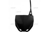 Plaque numéro frontale UFO noir Yamaha YZ65