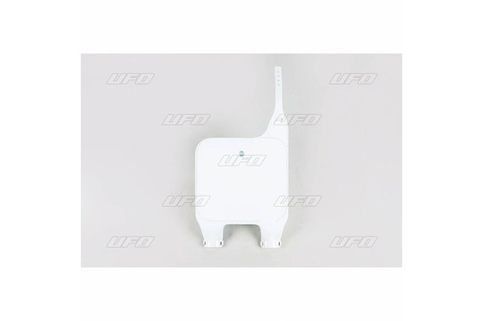 Plaque numéro frontale UFO blanc Honda CR125R/250R/500R