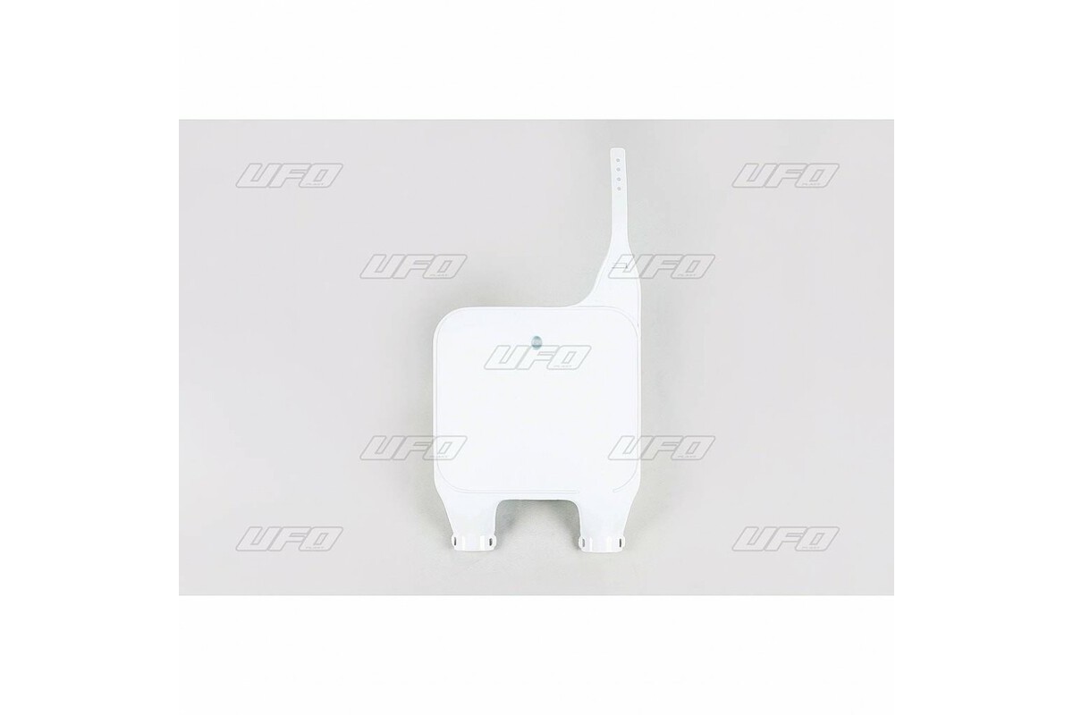 Plaque numéro frontale UFO blanc Honda CR125R/250R/500R