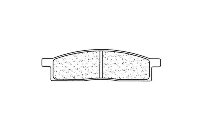 Plaquettes de frein CL BRAKES Off-Road métal fritté - 2424MX10