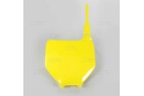 Plaque numéro frontale UFO jaune Suzuki RM-Z250