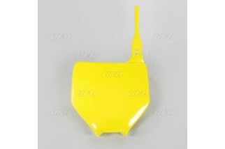 Plaque numéro frontale UFO jaune Suzuki RM-Z250