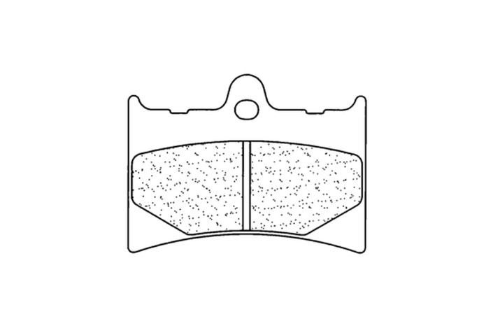 Plaquettes de frein CL BRAKES route métal fritté - 2398A3+