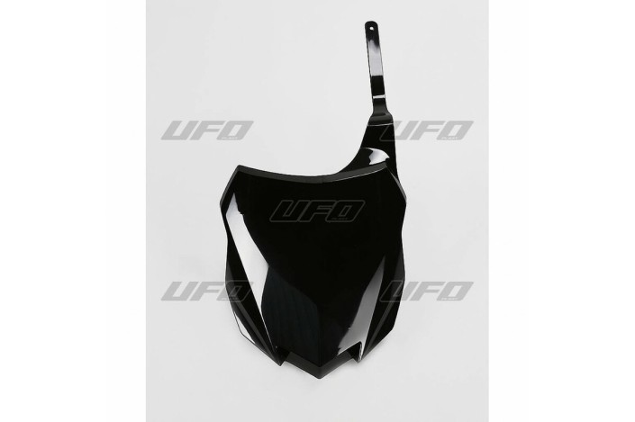 Plaque numéro frontale UFO noir Kawasaki KX250F/450F