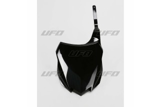 Plaque numéro frontale UFO noir Kawasaki KX250F/450F