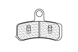 Plaquettes de frein CL BRAKES route métal fritté - 1212A3+
