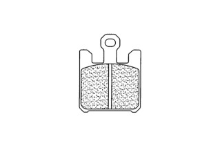 Plaquettes de frein CL BRAKES Racing métal fritté - 1110C60