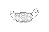 Plaquettes de frein CL BRAKES Maxi Scooter métal fritté - 3114MSC