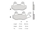 Plaquettes de frein BREMBO UPGRADE Type M088 Z04 - Racing