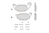 Plaquettes de frein BREMBO UPGRADE Type M068 Z04 - Racing