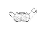 Plaquettes de frein CL BRAKES Maxi Scooter métal fritté - 3115MSC