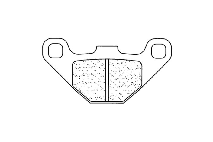 Plaquettes de frein CL BRAKES Off-Road métal fritté - 2306MX10