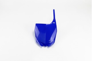 Plaque numéro frontale UFO bleu Yamaha YZ/YZF