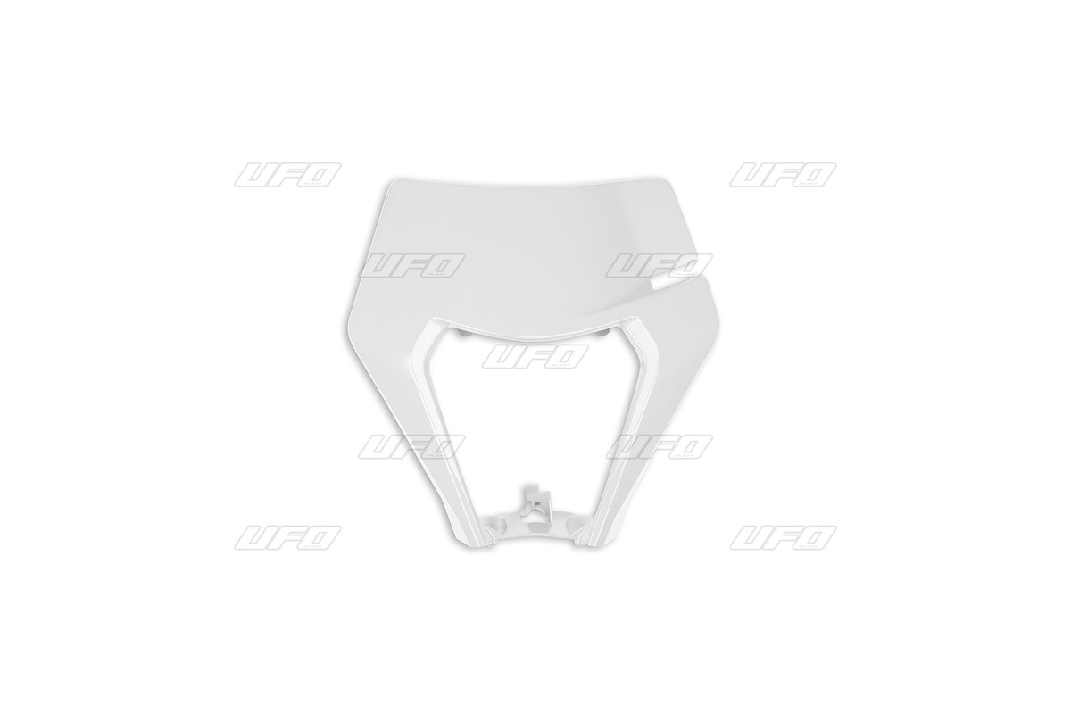 Plaque numéro frontale UFO blanc KTM EXC/EXC-F