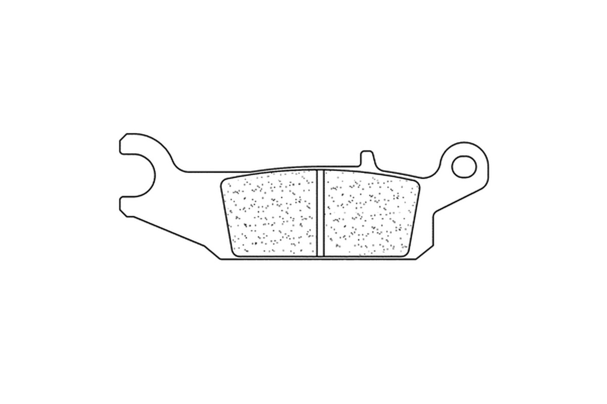 Plaquettes de frein CL BRAKES Quad métal fritté - 1192ATV1