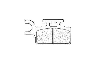 Plaquettes de frein CL BRAKES Off-Road métal fritté - 1034MX10