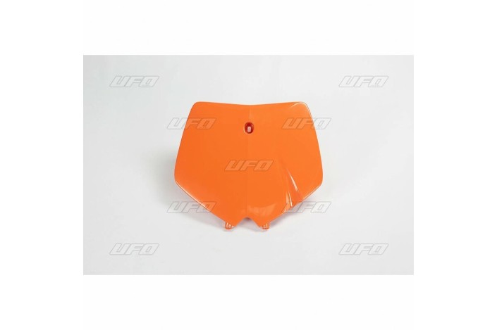 Plaque numéro frontale UFO orange KTM