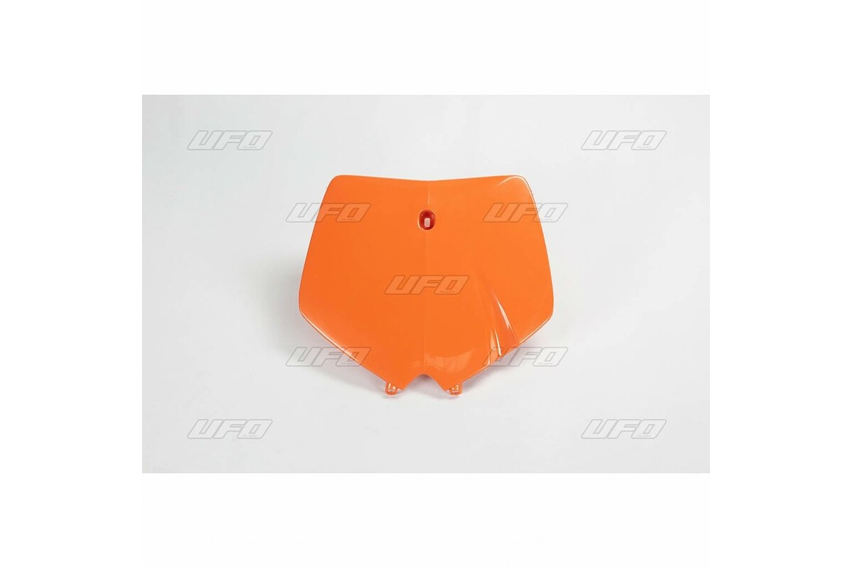 Plaque numéro frontale UFO orange KTM