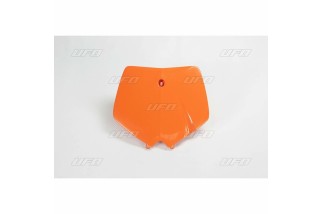 Plaque numéro frontale UFO orange KTM